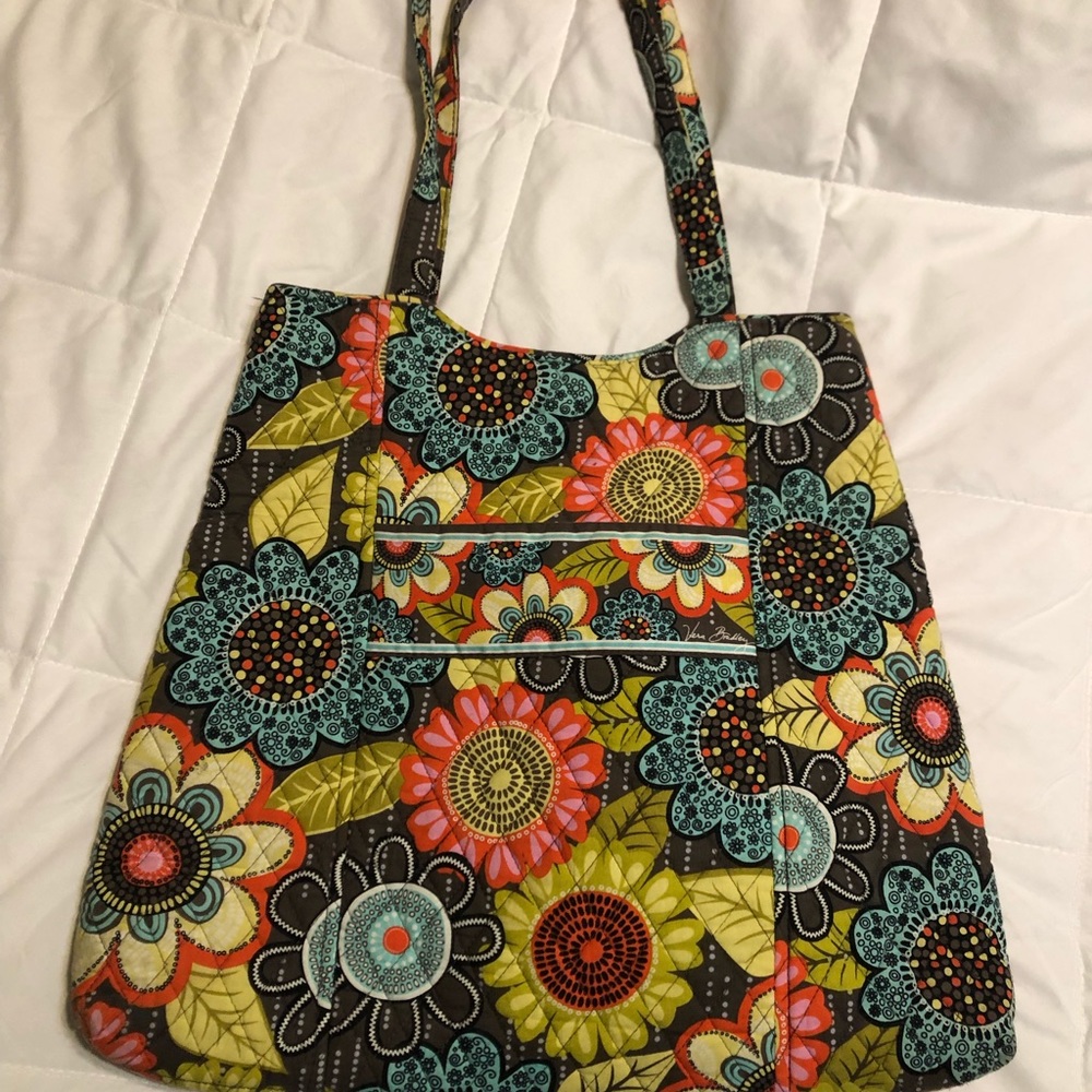 Vera Bradley Curvy Tote in used condition